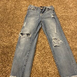 Kendall + Kylie, the icon, high-rise straight jeans